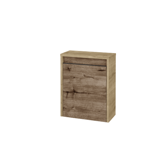 Nízká koupelnová skříňka VISIT SND 40  - D09 Arlington - Úchytka T33 - černá mat - D23 Herkules - Levé - Ne