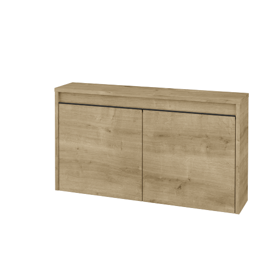 Nízká koupelnová skříňka VISIT SND2 90  - D09 Arlington - Úchytka T33 - černá mat - D09 Arlington - Ne