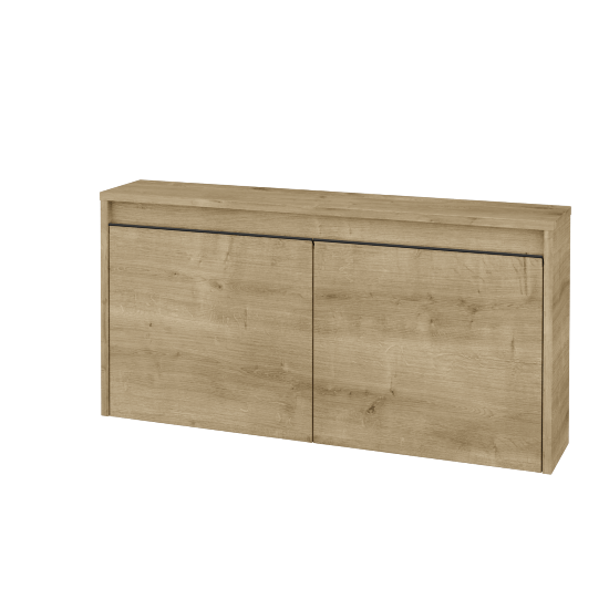 Nízká koupelnová skříňka VISIT SND2 100  - D09 Arlington - Úchytka T33 - černá mat - D09 Arlington - Ne