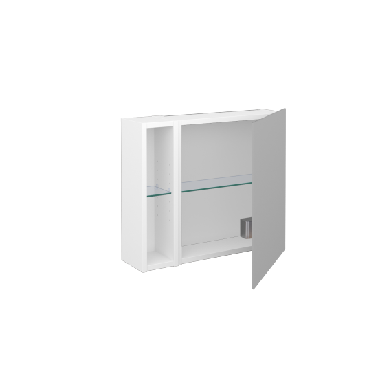 Jednodveřová galerka AVANTI GAEOL 60  - N01 Bílá lesk