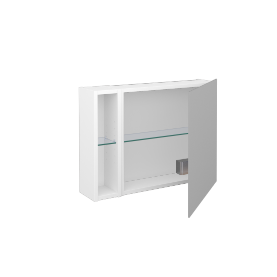 Jednodveřová galerka AVANTI GAEOL 70  - N01 Bílá lesk