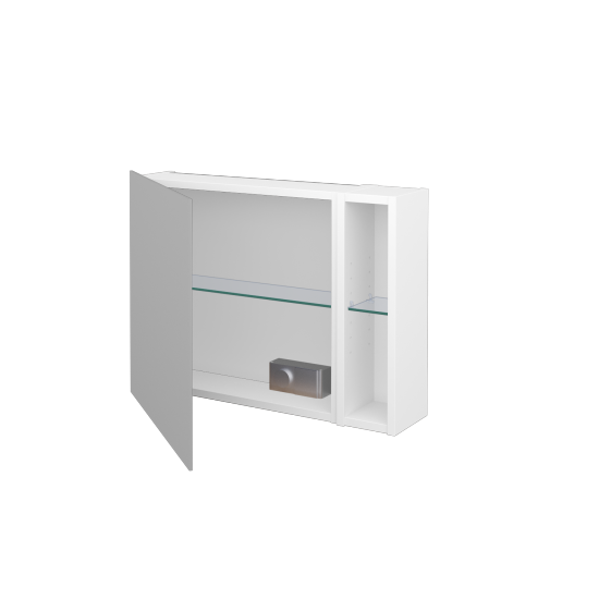 Jednodveřová galerka AVANTI GAEOP 70  - N01 Bílá lesk