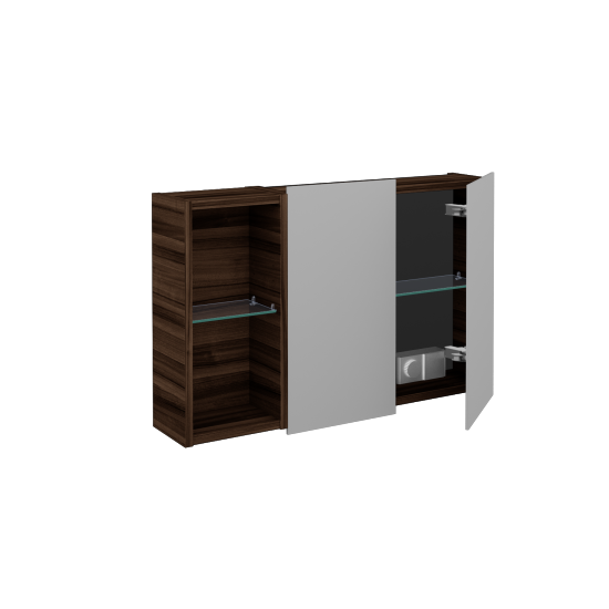 Dvoudveřová galerka AVANTI GA2EOL 80  - D06 Ořech