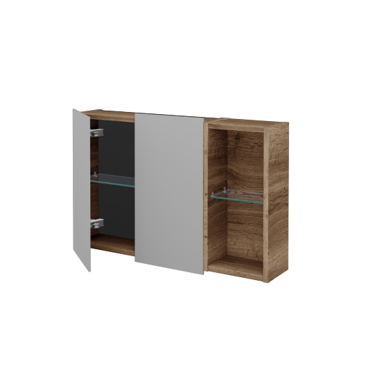 Dvoudveřová galerka AVANTI GA2EOP 80  - D21 Tobacco