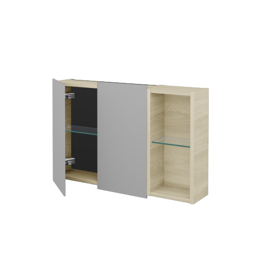 Dvoudveřová galerka AVANTI GA2EOP 80  - D24 Ohio