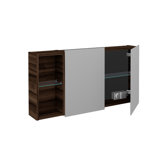 Dvoudveřová galerka AVANTI GA2EOL 100  - D06 Ořech