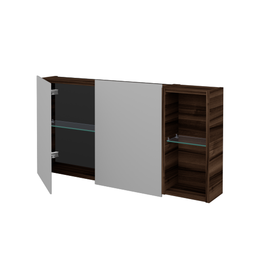 Dvoudveřová galerka AVANTI GA2EOP 100  - D06 Ořech