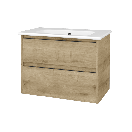 Skříňka pod umyvadlo BONO SZZ2 80 (umyvadlo Euphoria)  - D09 Arlington - Úchytka T33 - D09 Arlington