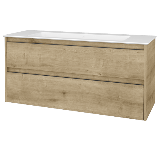 Skříňka pod umyvadlo BONO SZZ2 120 (umyvadlo Pura)  - D09 Arlington - Úchytka T33 - D09 Arlington