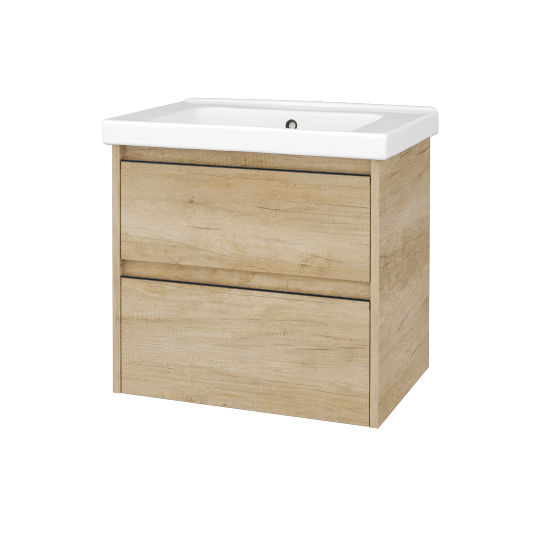 Skříňka pod umyvadlo BONO SZZ2 65 (umyvadlo Harmonia)  - D15 Nebraska - Úchytka T33 - D15 Nebraska