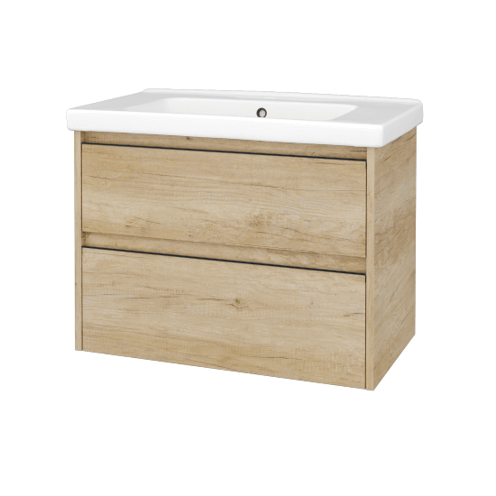 Skříňka pod umyvadlo BONO SZZ2 80 (umyvadlo Harmonia)  - D15 Nebraska - Úchytka T33 - D15 Nebraska