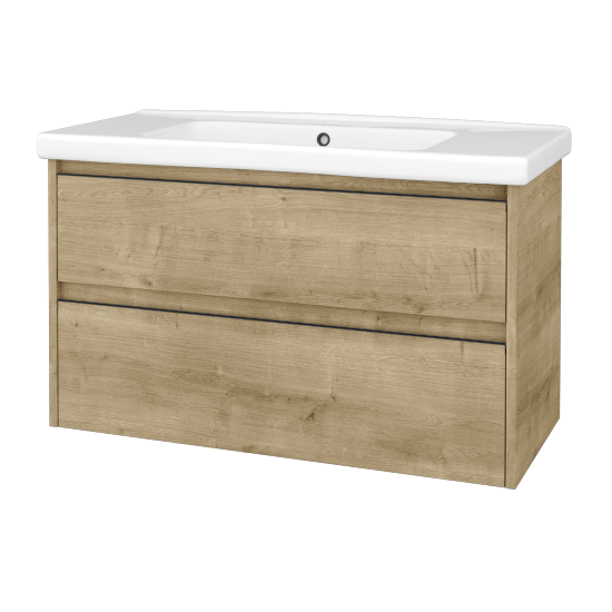 Skříňka pod umyvadlo BONO SZZ2 100 (umyvadlo Harmonia)  - D09 Arlington - Úchytka T33 - D09 Arlington