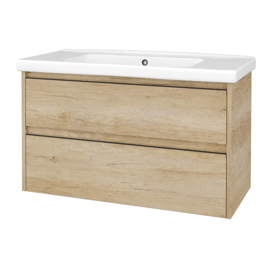 Skříňka pod umyvadlo BONO SZZ2 100 (umyvadlo Harmonia)  - D15 Nebraska - Úchytka T33 - D15 Nebraska