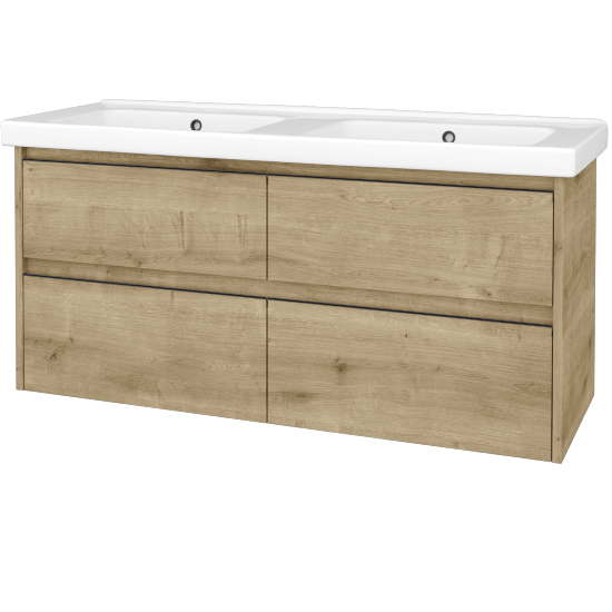 Skříňka pod umyvadlo BONO SZZ4 125  - D09 Arlington - Úchytka T33 - D09 Arlington