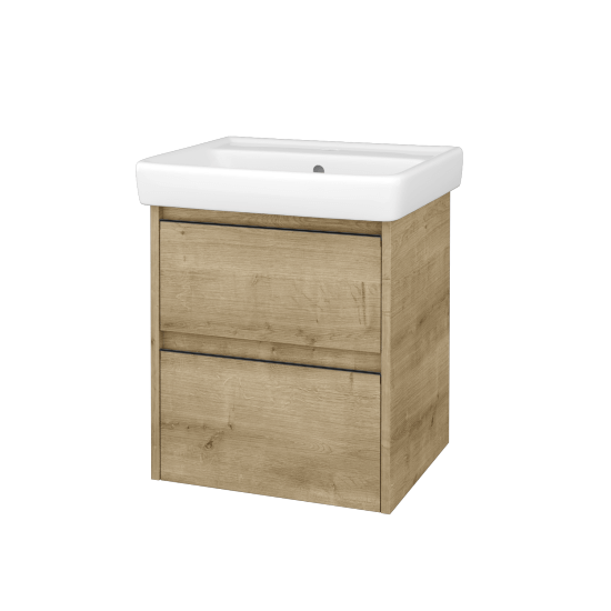 Skříňka pod umyvadlo BONO SZZ2 55 (umyvadlo Q)  - D09 Arlington - Úchytka T33 - D09 Arlington
