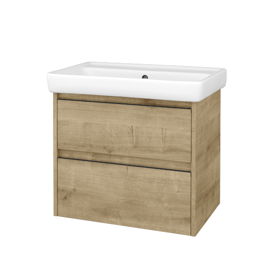 Skříňka pod umyvadlo BONO SZZ2 70 (umyvadlo Q)  - D09 Arlington - Úchytka T33 - D09 Arlington