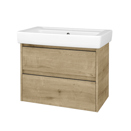 Skříňka pod umyvadlo BONO SZZ2 80 (umyvadlo Q)  - D09 Arlington - Úchytka T33 - D09 Arlington