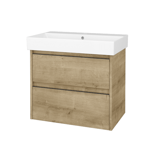 Skříňka pod umyvadlo BONO SZZ2 70 (umyvadlo Glance)  - D09 Arlington - Úchytka T33 - D09 Arlington