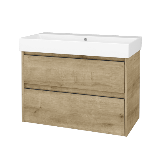 Skříňka pod umyvadlo BONO SZZ2 85 (umyvadlo Glance)  - D09 Arlington - Úchytka T33 - D09 Arlington