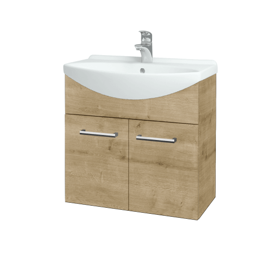 Výprodej 531 - Umyvadlová skříňka TAKE IT SZD2 65, D09/D09, T03 + umyvadlo Dreja Plus 65  - 