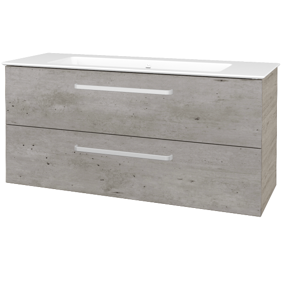 Umyvadlová skříňka GIO SZZ2 120  - D05 Oregon - Úchytka T01 - D01 Beton