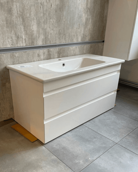 Výprodej 542 - Umyvadlová skříňka MAJESTY SZZ2 100 + um. Euphoria 100 + pořadač horní zásuvky E100  - 