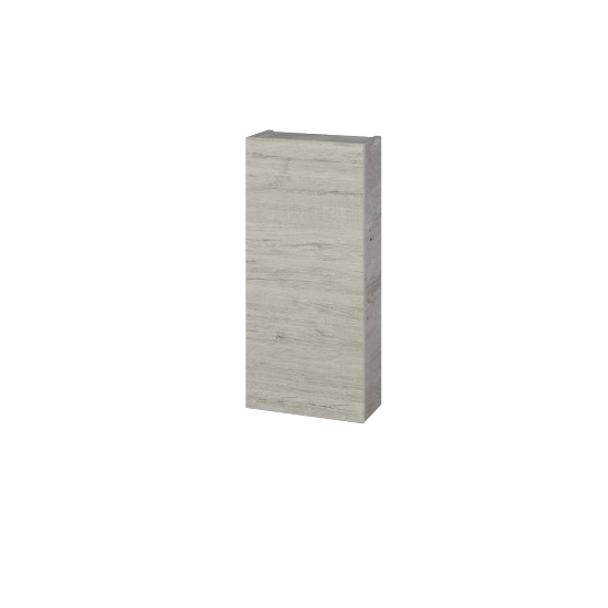 Horní koupelnová skříňka DOS SY1D 35  - D01 Beton - Úchytka T00 (bez úchytky) - D05 Oregon