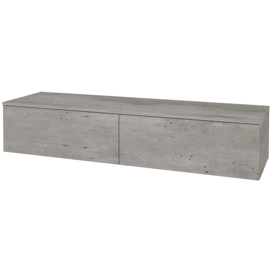Skříňka pod umyvadlo MODULE SZZ12 160 (bez umyvadel)  - D01 Beton - D01 Beton - Ne