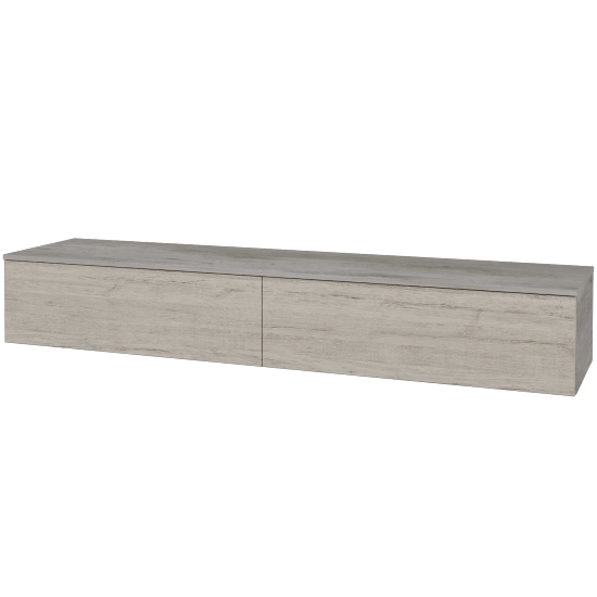 Skříňka pod umyvadlo MODULE SZZ12 200 (bez umyvadel)  - D01 Beton - D05 Oregon - Ne