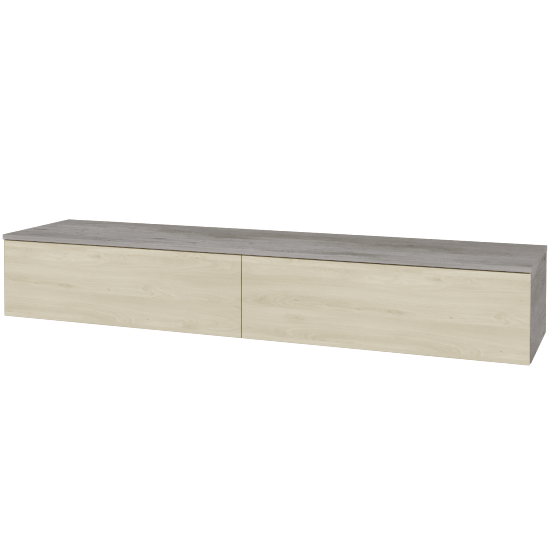 Skříňka pod umyvadlo MODULE SZZ12 200 (bez umyvadel)  - D01 Beton - D24 Ohio - Ne