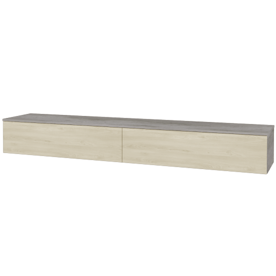 Skříňka pod umyvadlo MODULE SZZ12 240 (bez umyvadel)  - D01 Beton - D24 Ohio - Ne