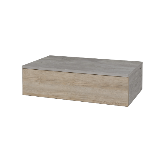 Skříňka pod umyvadlo MODULE SZZ 80 (bez umyvadla)  - D01 Beton - D17 Colorado - Ne