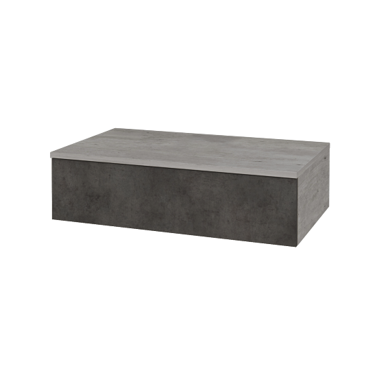 Skříňka pod umyvadlo MODULE SZZ 80 (bez umyvadla)  - D01 Beton - D16 Beton tmavý - Ne