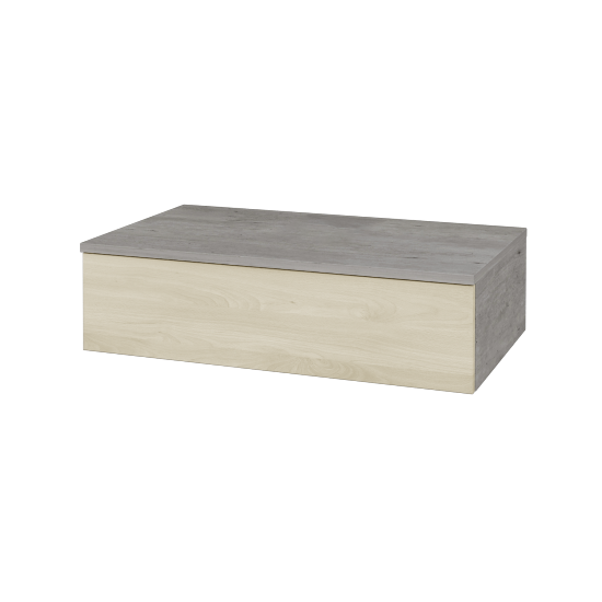 Skříňka pod umyvadlo MODULE SZZ 80 (bez umyvadla)  - D01 Beton - D24 Ohio - Ne