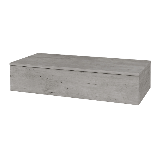 Skříňka pod umyvadlo MODULE SZZ 100 (bez umyvadla)  - D01 Beton - D01 Beton - Ne