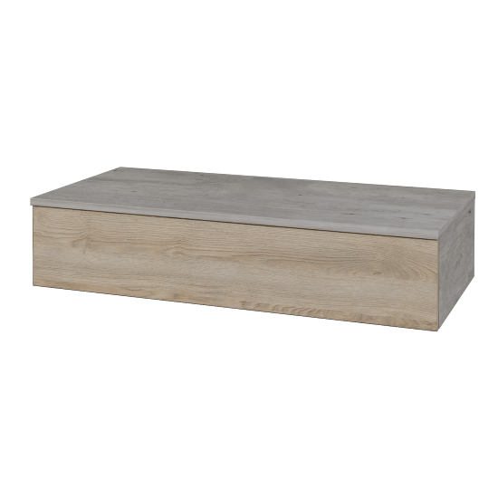 Skříňka pod umyvadlo MODULE SZZ 100 (bez umyvadla)  - D01 Beton - D17 Colorado - Ne