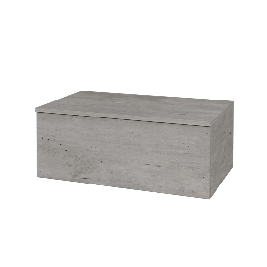 Skříňka pod umyvadlo MODULE SZZ1 80 (bez umyvadla)  - D01 Beton - D01 Beton - Ne