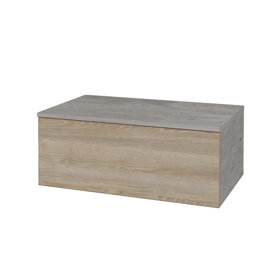 Skříňka pod umyvadlo MODULE SZZ1 80 (bez umyvadla)  - D01 Beton - D17 Colorado - Ne