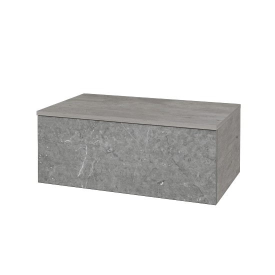 Skříňka pod umyvadlo MODULE SZZ1 80 (bez umyvadla)  - D01 Beton - D20 Galaxy - Ne