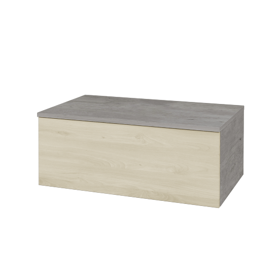 Skříňka pod umyvadlo MODULE SZZ1 80 (bez umyvadla)  - D01 Beton - D24 Ohio - Ne