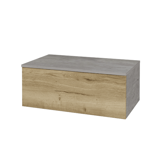 Skříňka pod umyvadlo MODULE SZZ1 80 (bez umyvadla)  - D01 Beton - D26 Ontario - Ne