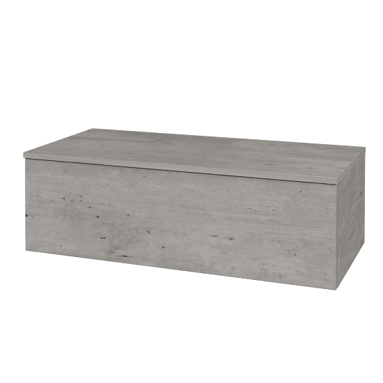 Skříňka pod umyvadlo MODULE SZZ1 100 (bez umyvadla)  - D01 Beton - D01 Beton - Ne