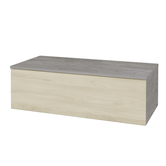 Skříňka pod umyvadlo MODULE SZZ1 100 (bez umyvadla)  - D01 Beton - D24 Ohio - Ne
