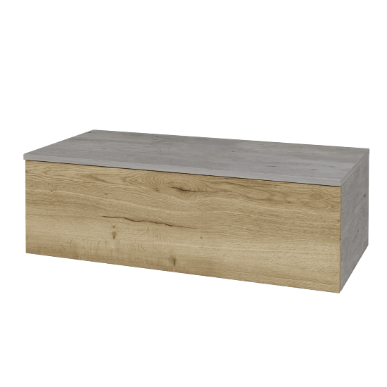 Skříňka pod umyvadlo MODULE SZZ1 100 (bez umyvadla)  - D01 Beton - D26 Ontario - Ne