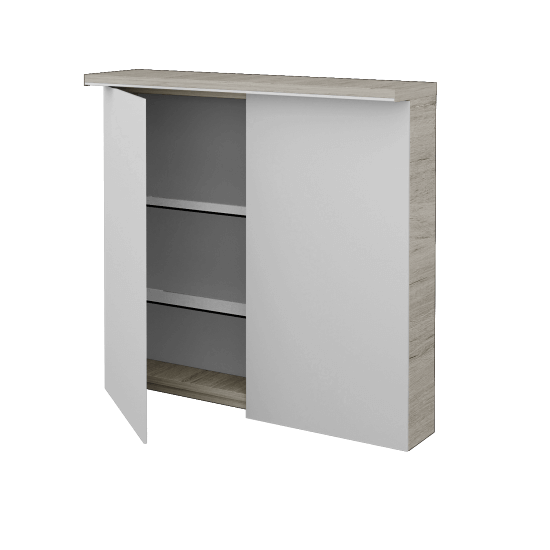 Badezimmer Spiegelschrank LINEA GA2OE 80  - D05 Oregon