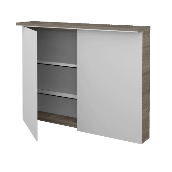 Badezimmer Spiegelschrank LINEA GA2OE 100  - D03 Cafe