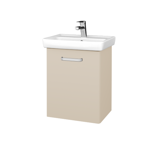Umyvadlová skříňka DOOR SZD 50  - M19 Cream mat - Úchytka T01 - M19 Cream mat - Levé