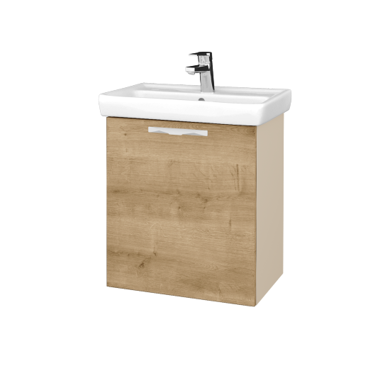 Umyvadlová skříňka DOOR SZD 55  - M19 Cream mat - Úchytka T09 - D09 Arlington - Levé