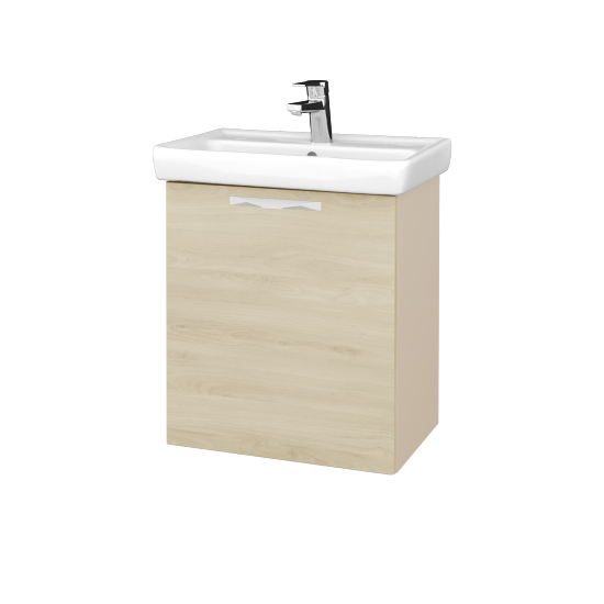 Umyvadlová skříňka DOOR SZD 55  - M19 Cream mat - Úchytka T09 - D24 Ohio - Levé