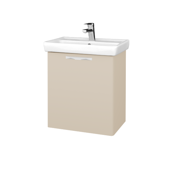 Umyvadlová skříňka DOOR SZD 55  - M19 Cream mat - Úchytka T09 - M19 Cream mat - Levé
